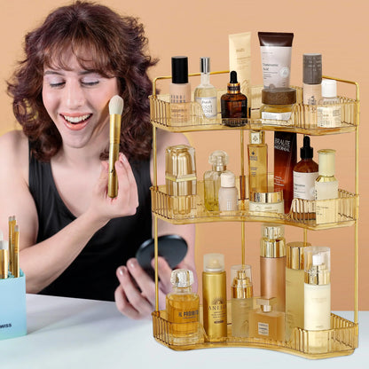 Bathroom Countertop Skincare & Perfume Organizer Tray - Hom Haven
