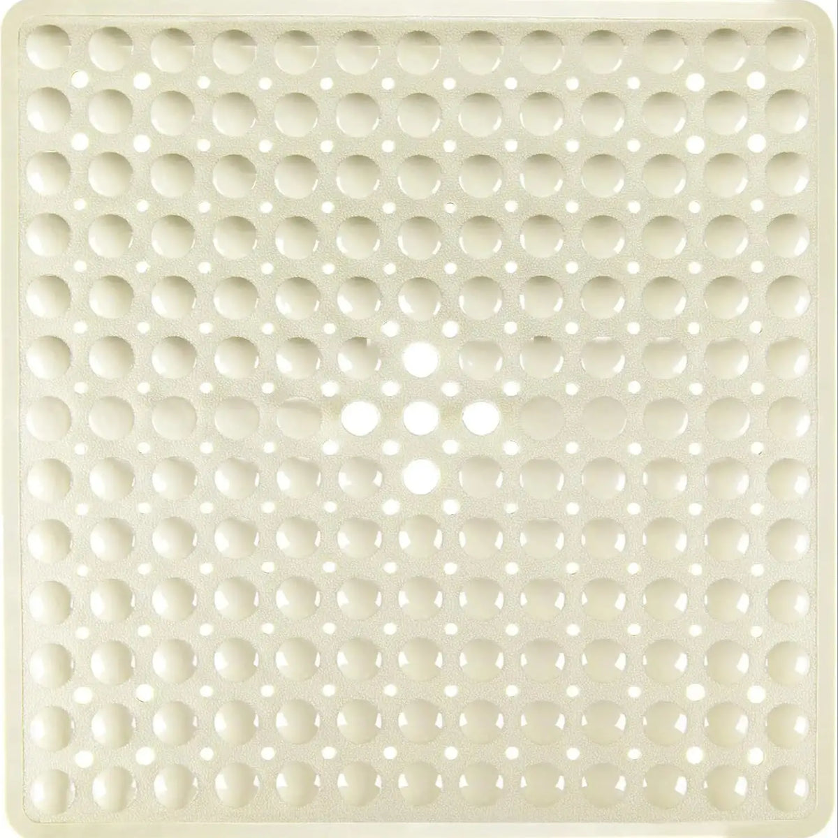 21x21 Inch Square Non-Slip Shower Mat - Clear PVC Anti-Slip Bathroom Stall Floor Mat - Hom Haven