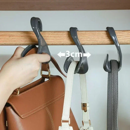 Wardrobe Bag Hanger Hooks - Handbag, Hat & Backpack Storage Rack Organizer (5 Pcs) - Hom Haven