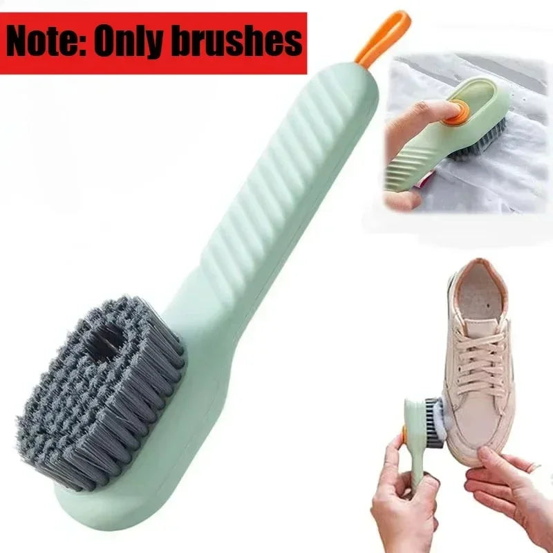 Shoe Washing Machine Bag with Liquid Shoe Brush Set - Durable Laundry Shoe Bag for All Shoe Types (1/2/4 Pcs)