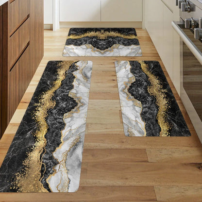 Durable High-End Kitchen Rug - Waterproof Non-Slip Washable Large Carpet for Home Entrance & Floor - Hom Haven