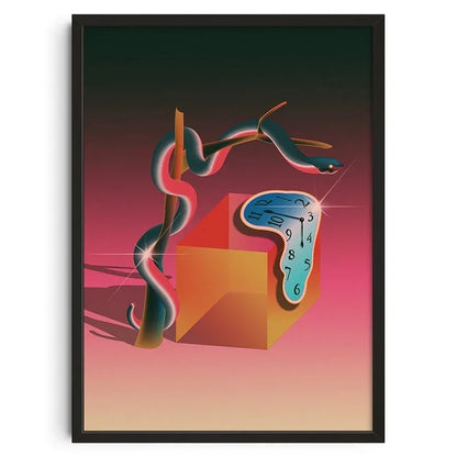 Retro Abstract Nourishing Soul Canvas Wall Art - Classic Unframed Print Poster for Home & Living Room Decoration - Hom Haven