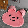 Silicone Foot Massage Bathroom Mat - Anti-Slip Back Massage & Dead Skin Removal Shower Floor Pad (45x45cm)