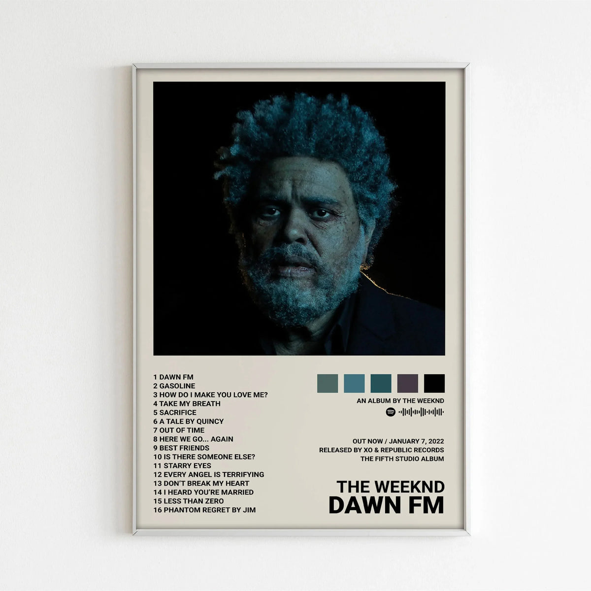 The Weeknd Hip Hop Music Canvas Wall Art Poster - Unframed Album Star Print for Living Room & Home Decor - Hom Haven