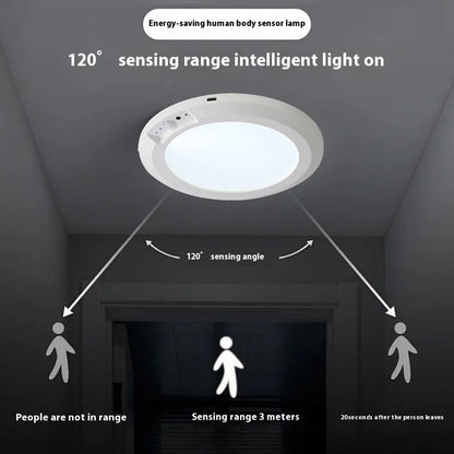 Rechargeable Motion Sensor LED Ceiling Light Magnetic Wireless Night Lamp - Hom Haven