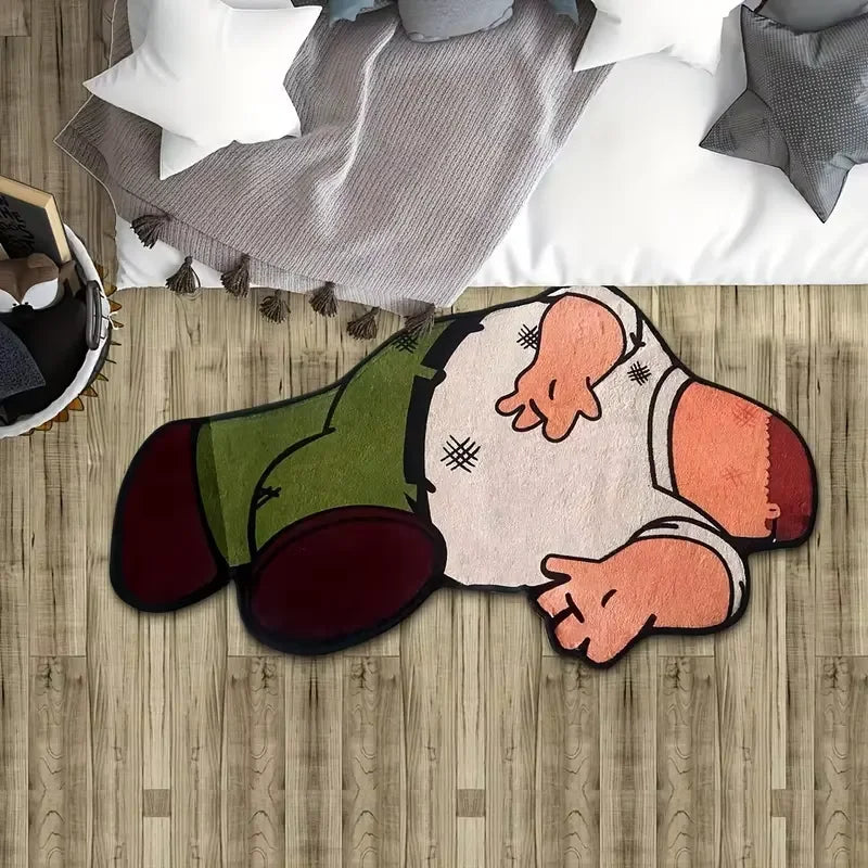 VIKAMA Anime Character Rug Soft Non-Slip Bedroom & Study Entrance Mat Essential Rug For Anime Enthusiasts Home Decor