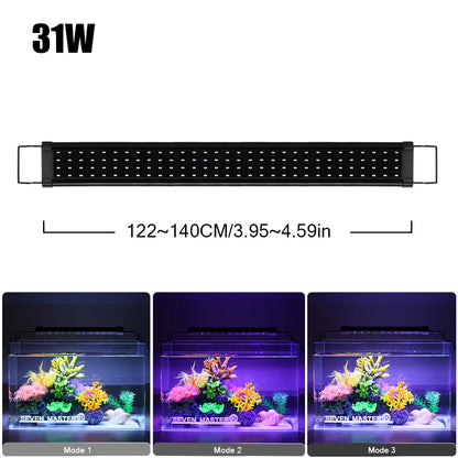 Aluminum Alloy Aquarium Clip-On LED Lamp for Fish Tank Plants - Hom Haven