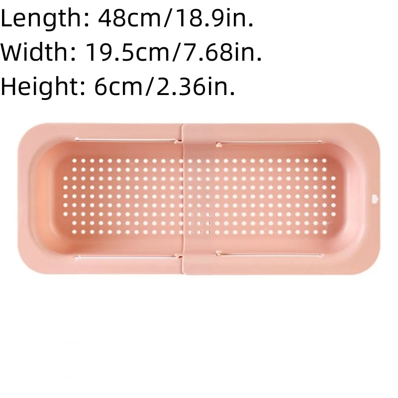 Adjustable Expandable Sink Drain Basket for Fruits & Vegetables