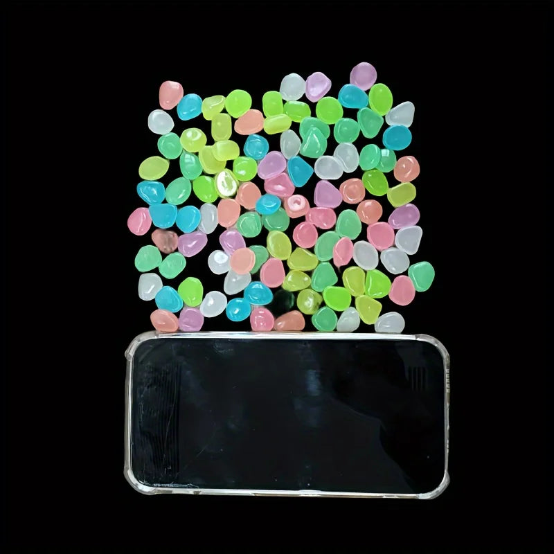 Luminous Decorative Stones for Pots & Aquariums (100/500 pcs)