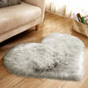 Faux Sheepskin Shaggy Area Rug - Non-Slip Fluffy Soft Imitation Wool Bedroom & Indoor Carpet