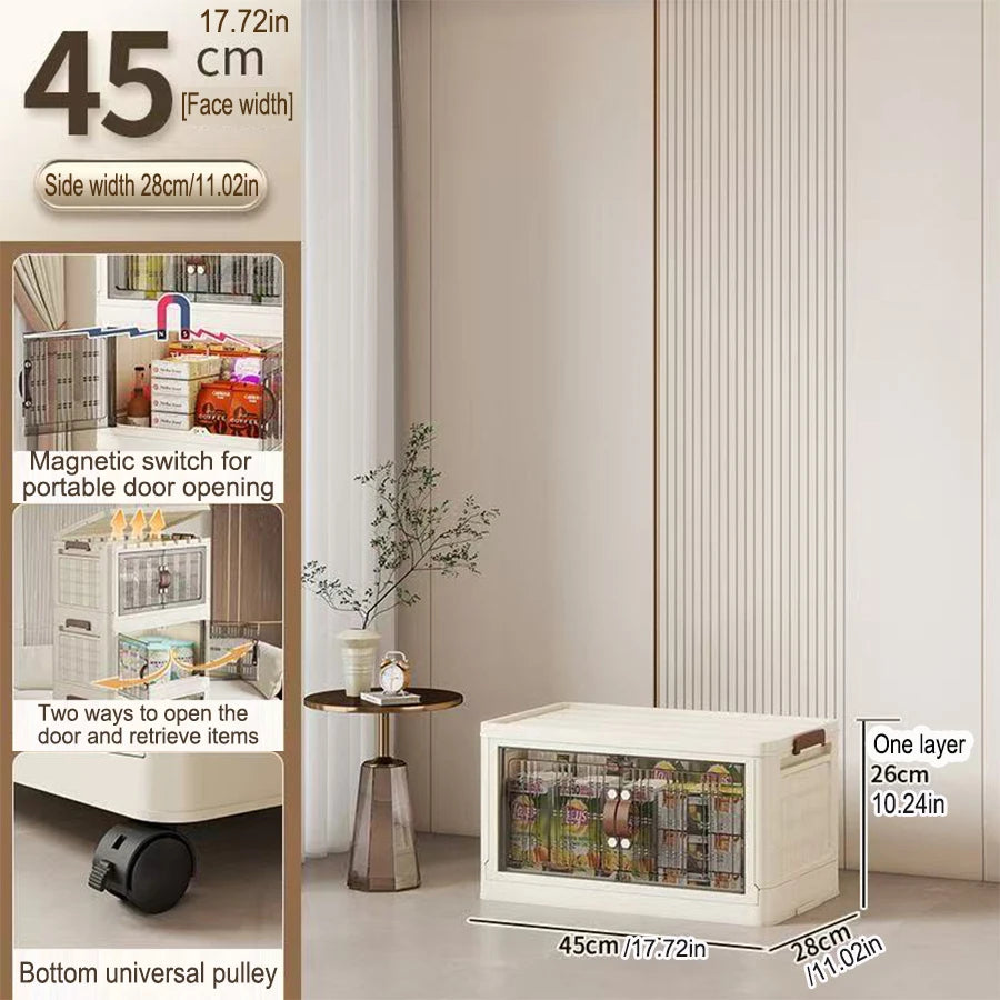 Large Capacity Foldable Wardrobe Storage Cabinet - Dustproof Closet Organizer, Easy to Install - Hom Haven