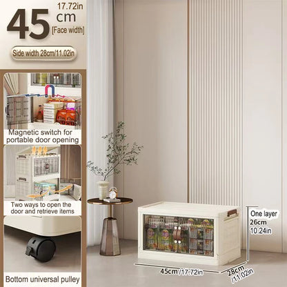 Large Capacity Foldable Wardrobe Storage Cabinet - Dustproof Closet Organizer, Easy to Install - Hom Haven
