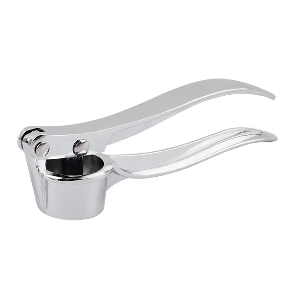 Stainless Steel Garlic Crusher & Peeler - Easy-Clean Garlic Press Kitchen Tool - Hom Haven