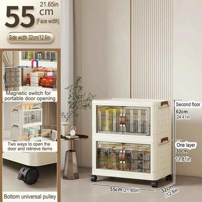 Large Capacity Foldable Wardrobe Storage Cabinet - Dustproof Closet Organizer, Easy to Install - Hom Haven