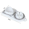 2-in-1 Stainless Steel Egg Slicer - Multi-Purpose Kitchen Tool for Regular, Century & Preserved Eggs