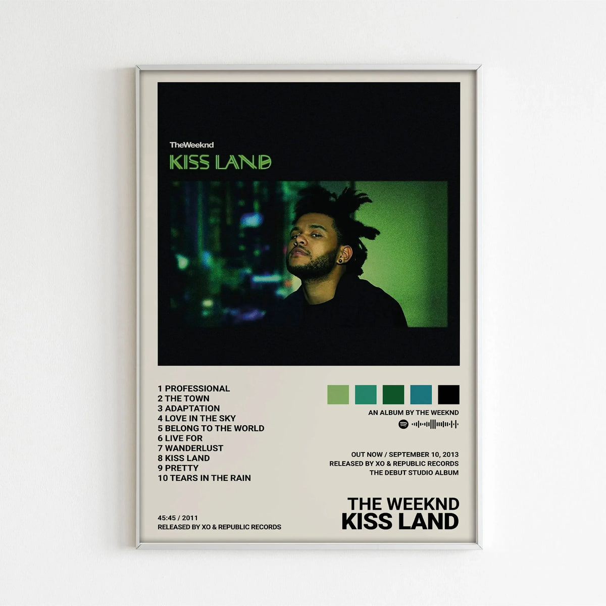 The Weeknd Hip Hop Music Canvas Wall Art Poster - Unframed Album Star Print for Living Room & Home Decor - Hom Haven