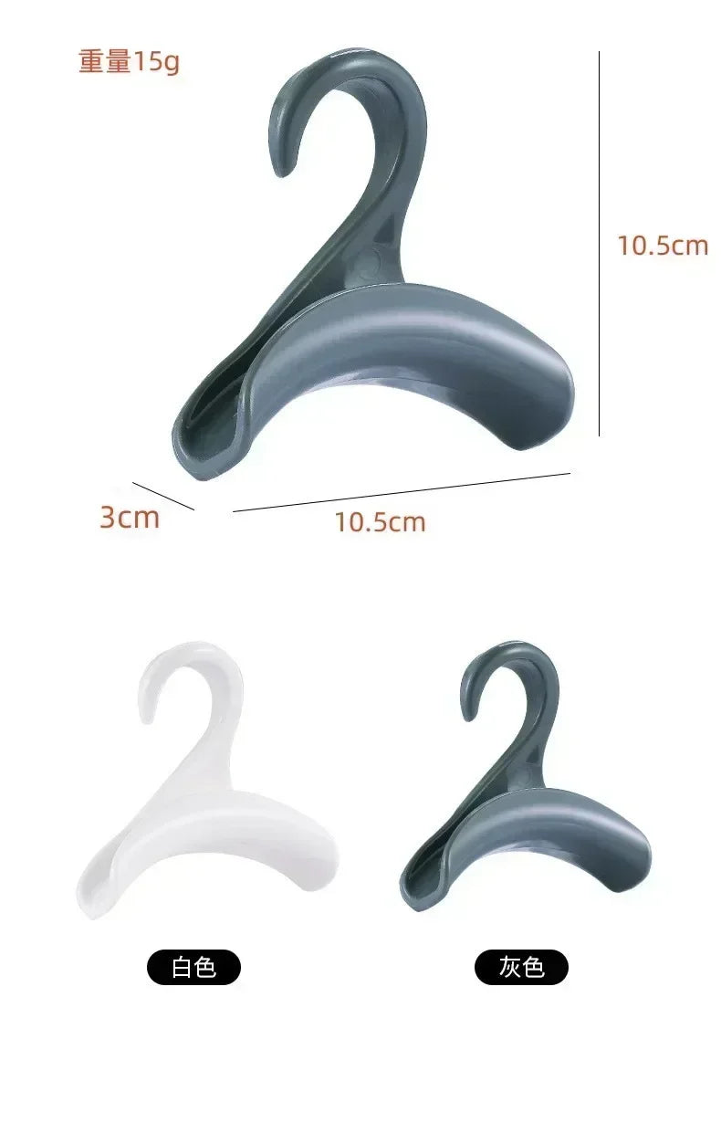 Wardrobe Bag Hanger Hooks - Handbag, Hat & Backpack Storage Rack Organizer (5 Pcs)