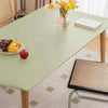 1pc tablecloth pad in durable waterproof leather - customised cover for table or dining table