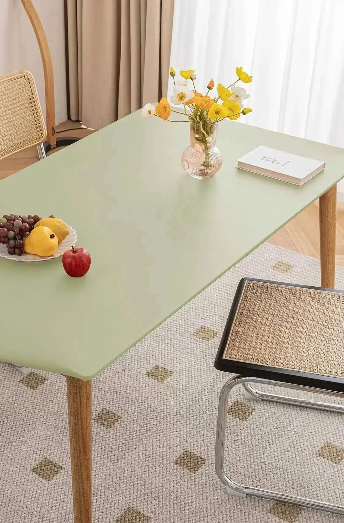 1pc tablecloth pad in durable waterproof leather - customised cover for table or dining table