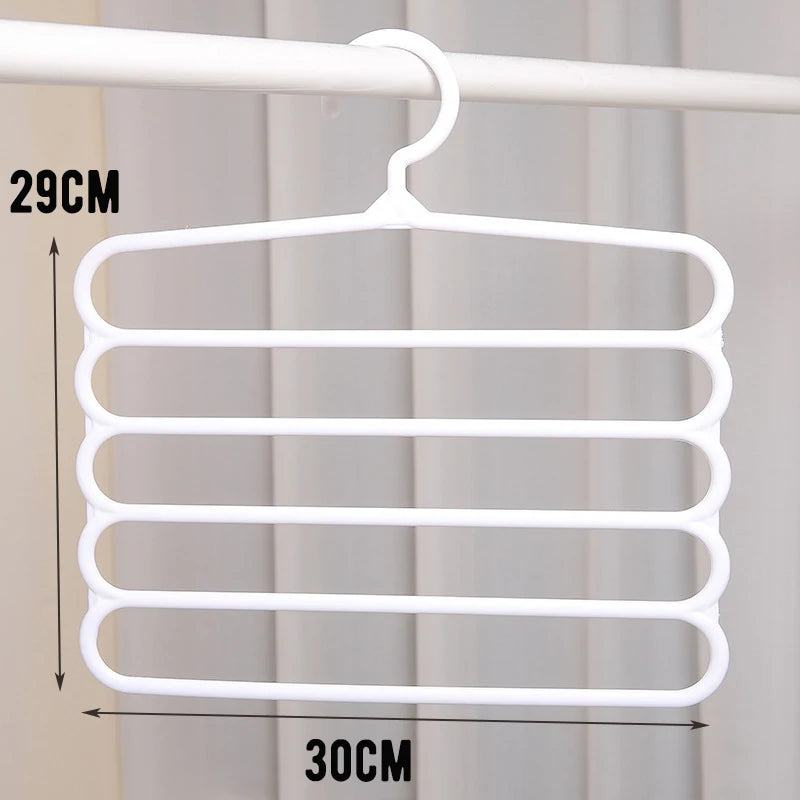 Folding Pants Hanger Space-Saving Clothes Organizer