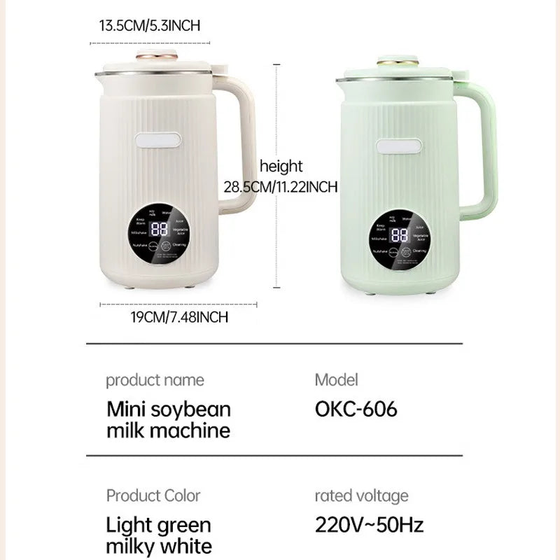 Multifunctional Electric Soy Milk Maker & Blender (110V/220V)