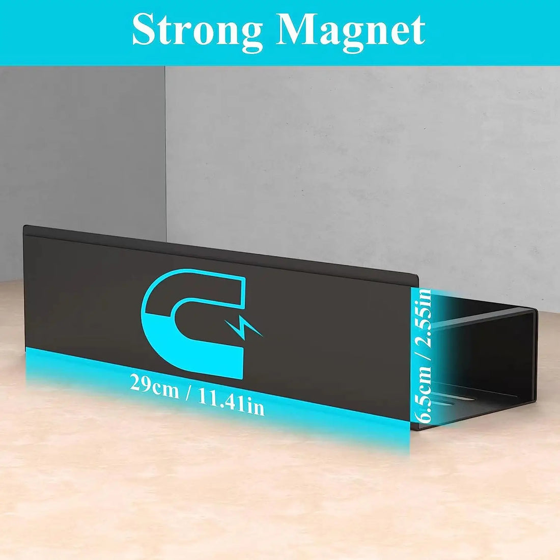 Magnetic Refrigerator Side Storage Rack Organizer