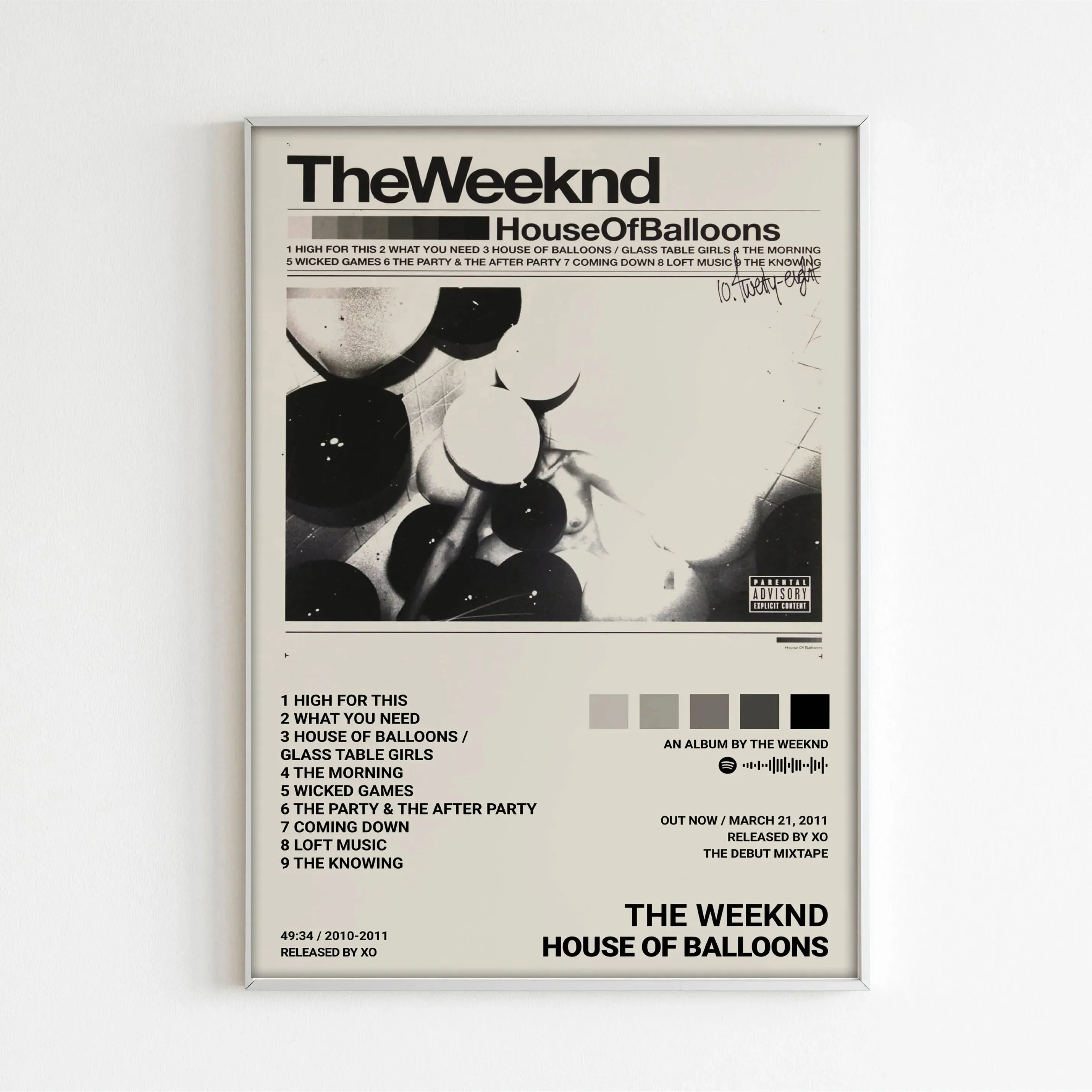 Hip Hop Print Posters Music Album Star The Weeknd For Living Room Canvas Painting Art Home Decoration Wall Decor Picture Gift