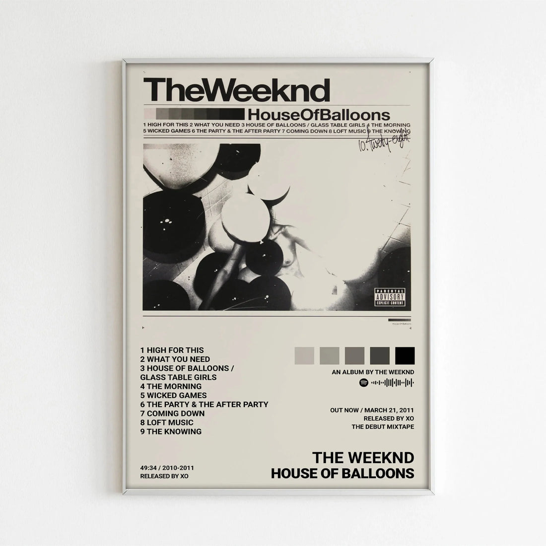 Hip Hop Print Posters Music Album Star The Weeknd For Living Room Canvas Painting Art Home Decoration Wall Decor Picture Gift
