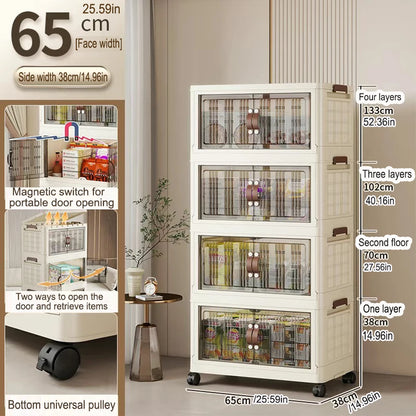 Large Capacity Foldable Wardrobe Storage Cabinet - Dustproof Closet Organizer, Easy to Install - Hom Haven