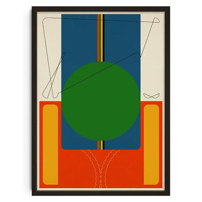 Retro Abstract Nourishing Soul Canvas Wall Art - Classic Unframed Print Poster for Home & Living Room Decoration - Hom Haven