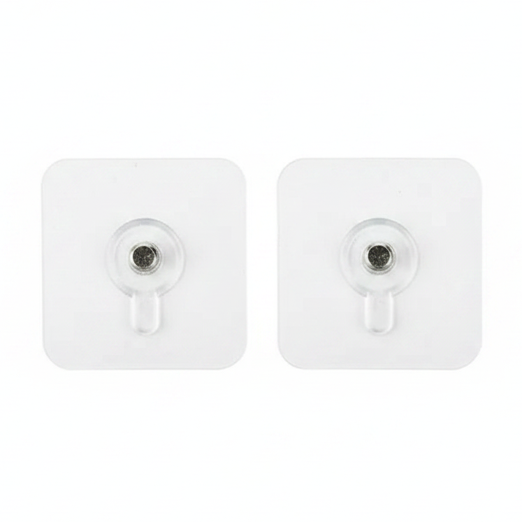 Transparent Adhesive Wall Hooks for Frames & Photos - 10 PCs