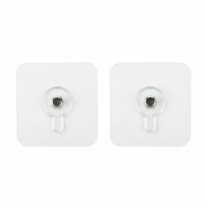 Transparent Adhesive Wall Hooks for Frames & Photos - 10 PCs - Hom Haven