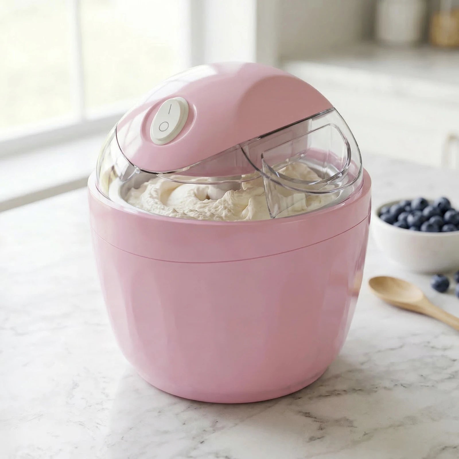 Mini Electric Ice Cream Maker Homemade Frozen Dessert Maker (500ml)