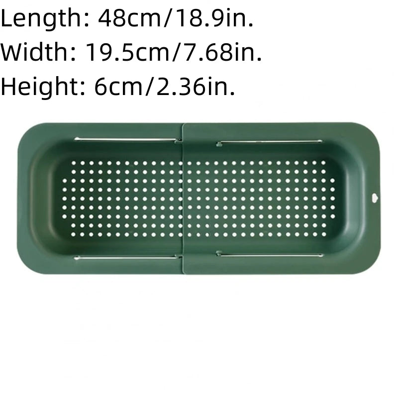 Adjustable Expandable Sink Drain Basket for Fruits & Vegetables