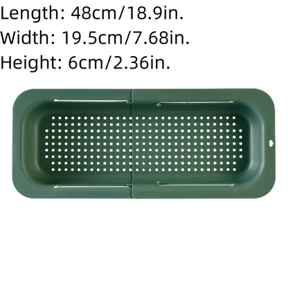 Adjustable Expandable Sink Drain Basket for Fruits & Vegetables - Hom Haven
