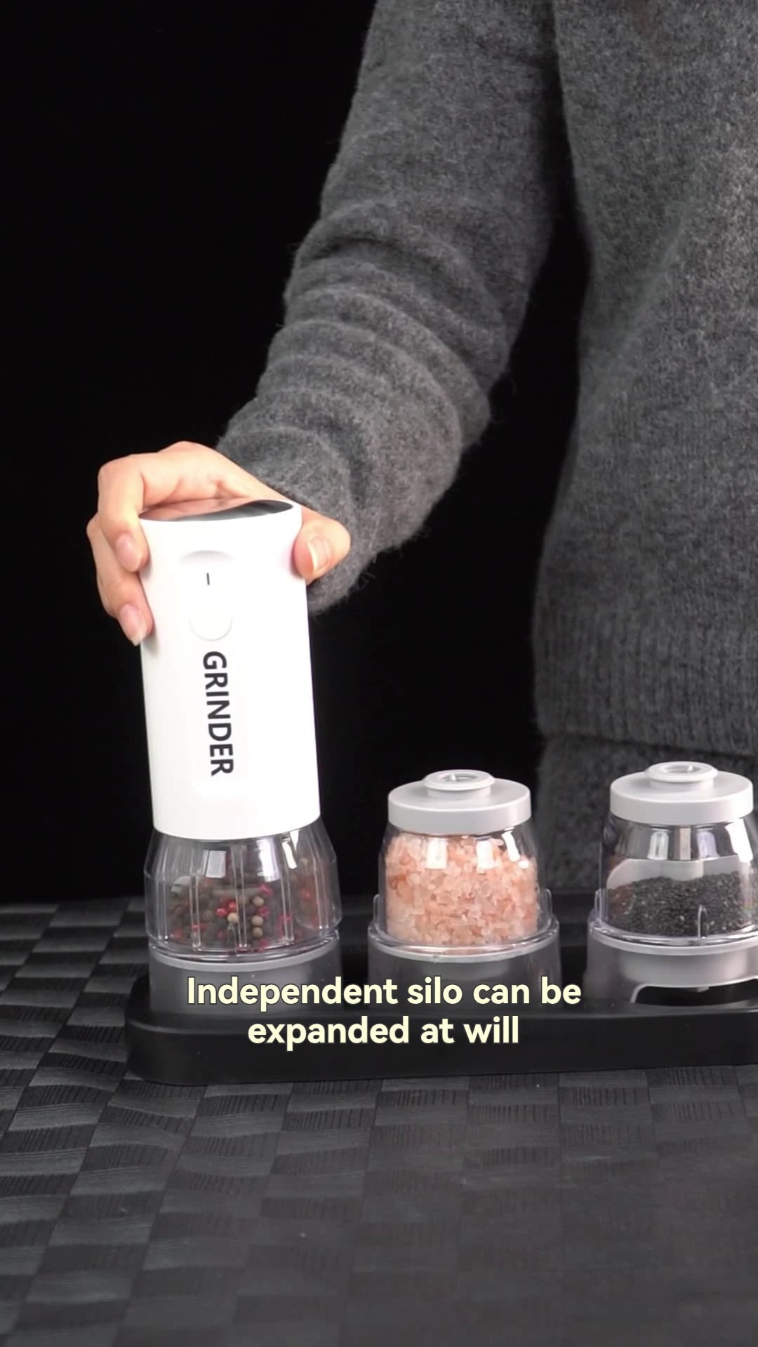Multi-Functional Electric Pepper & Salt Grinder
