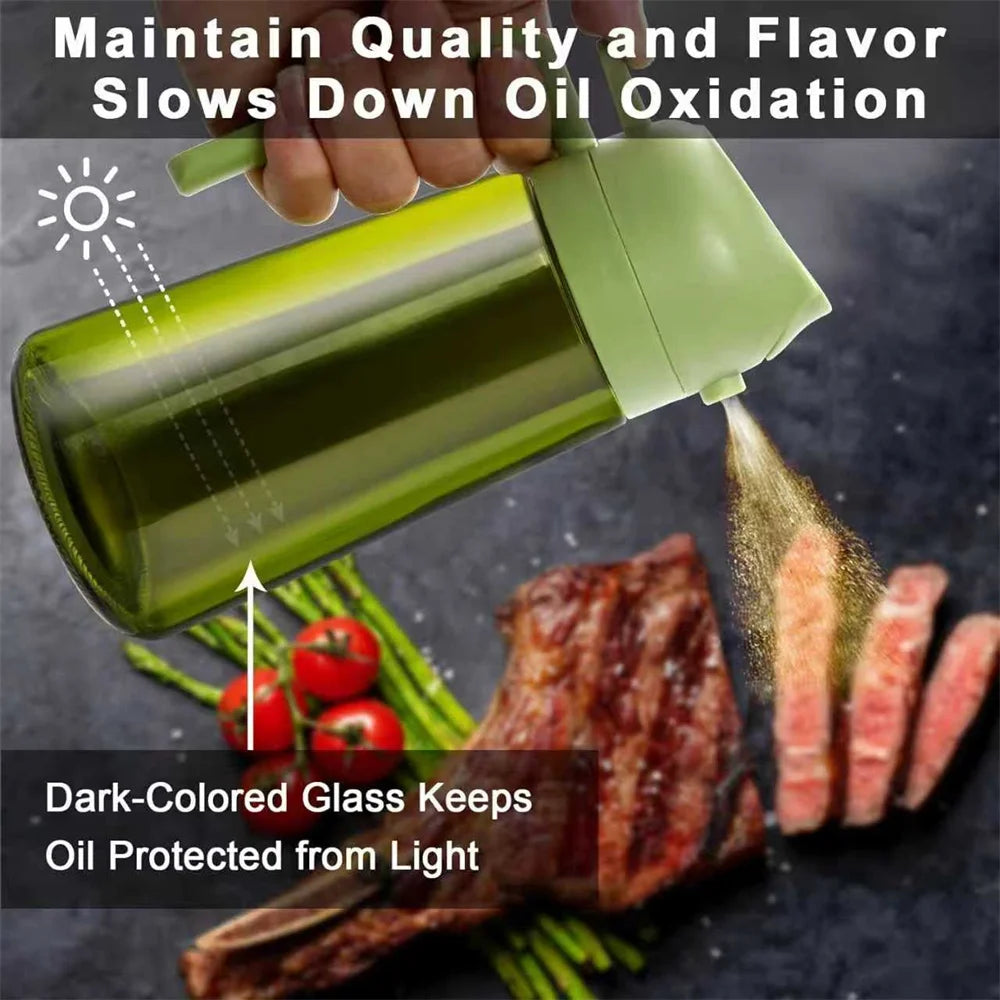 2-in-1 Olive Oil Dispenser & Sprayer (16oz / 470ml)