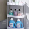 3 Layer Rolling Bathroom Storage Cart With Wheels Multi-purpose Organizer for Bathroom Kitchen Office Utility