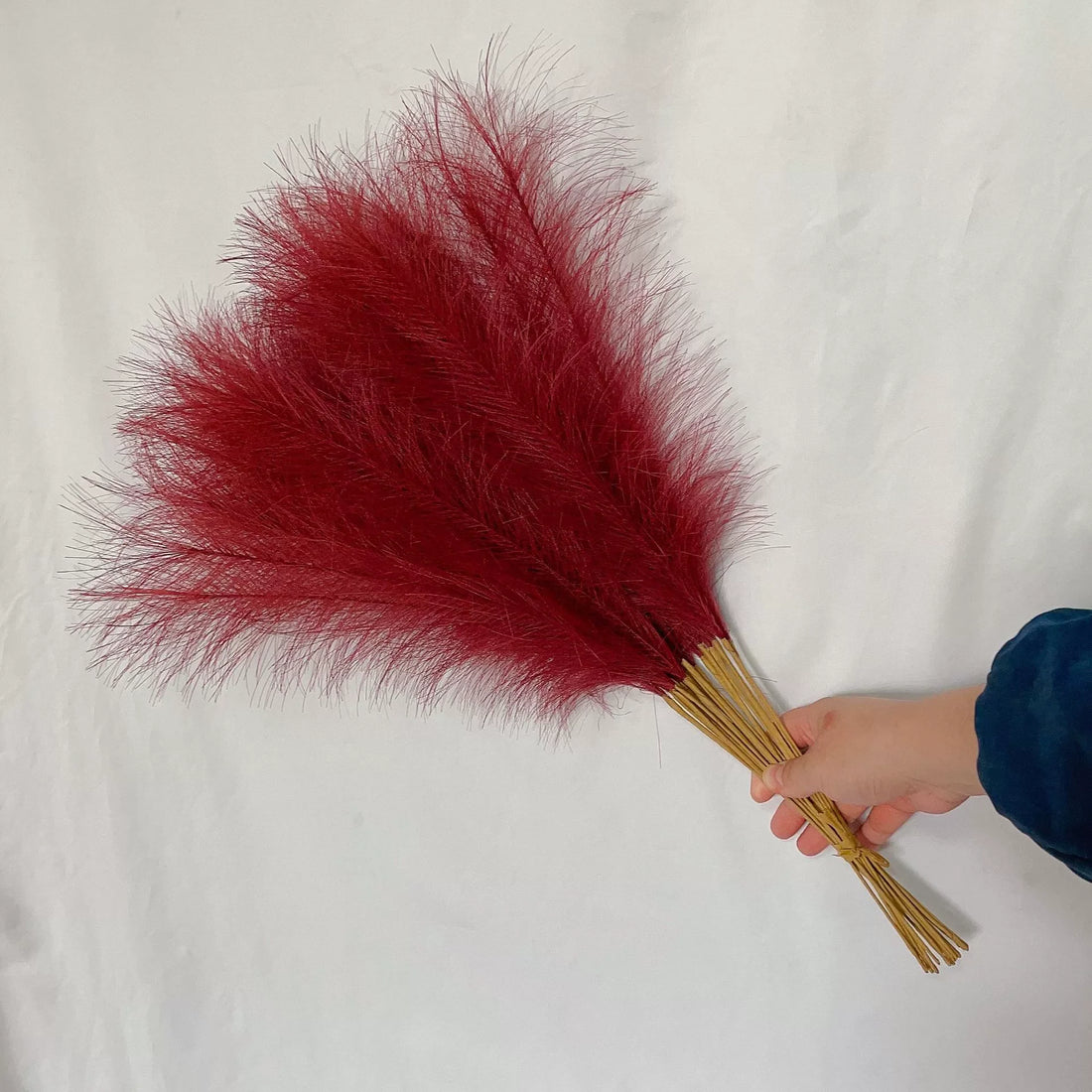 55cm  10pcs Artificial Grass Flower Bouquet for Home Wedding Decoration DIY Party Bedroom Fake Plant Flowers Vase Decor Reed