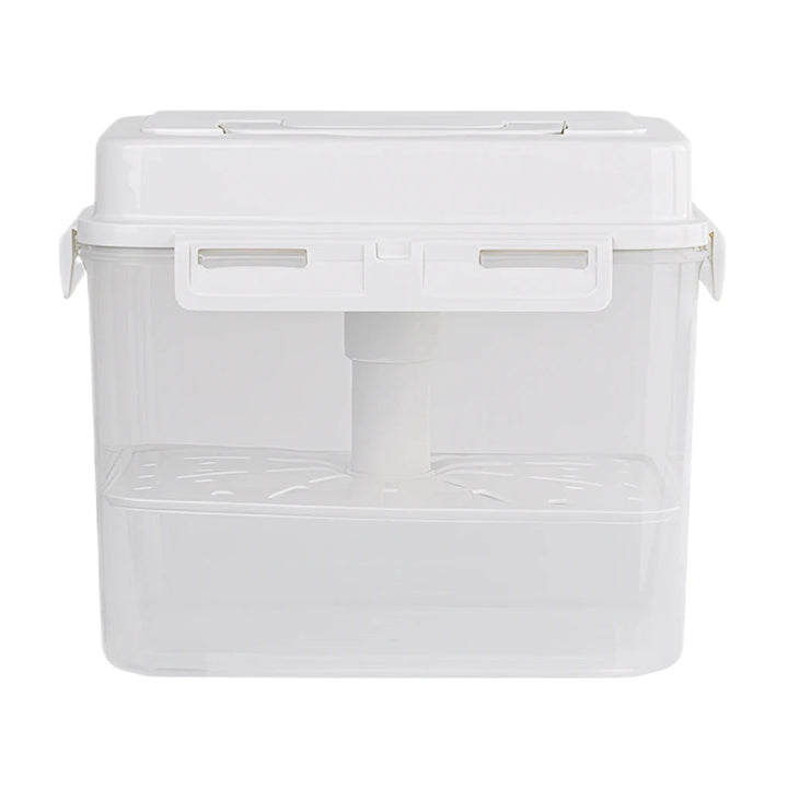 4L/5L Pickle Jar with Press Plate - Leakproof Kitchen Storage Container for Kimchi, Sauerkraut & Olives