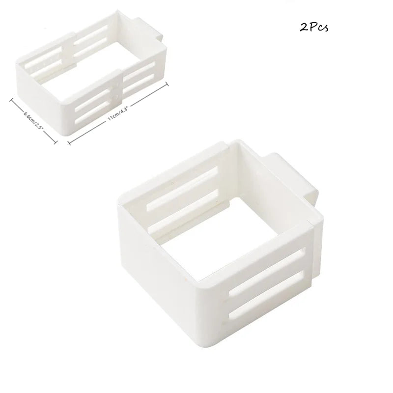 Fridge Side Door Storage Dividers – Adjustable Sorting Clips (1–5PCS)