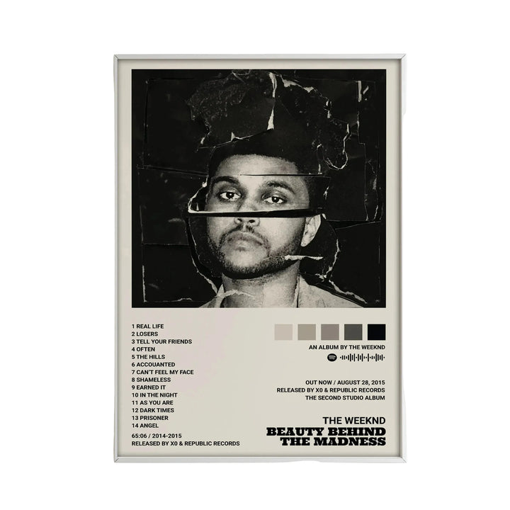 The Weeknd Hip Hop Music Canvas Wall Art Poster - Unframed Album Star Print for Living Room & Home Decor