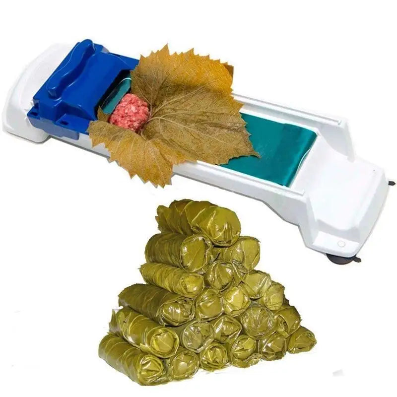 Vegetable & Meat Rolling Machine - Stuffed Grape Leaf & Cabbage Meat Roller Kitchen Gadget