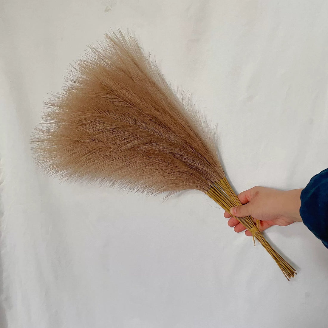 55cm  10pcs Artificial Grass Flower Bouquet for Home Wedding Decoration DIY Party Bedroom Fake Plant Flowers Vase Decor Reed