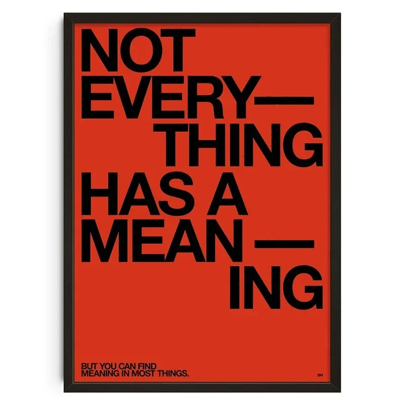 Retro Abstract Nourishing Soul Classic Wall Art,  Canvas Print Poster, Suitable for Home, Living Room, Room Decoration Painting