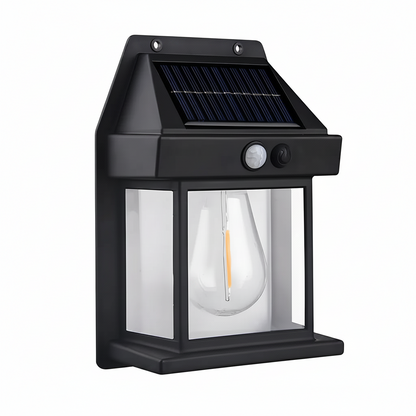 Solar Powered Waterproof LED Wall Light with Motion Sensor for Outdoor Garden - Hom Haven