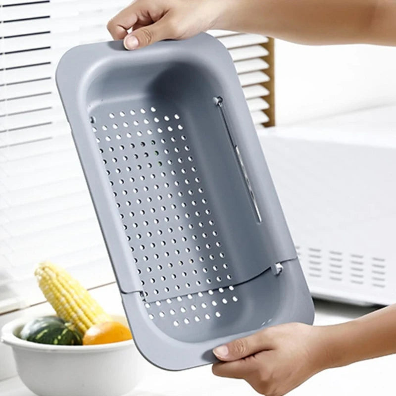 Adjustable Expandable Sink Drain Basket for Fruits & Vegetables