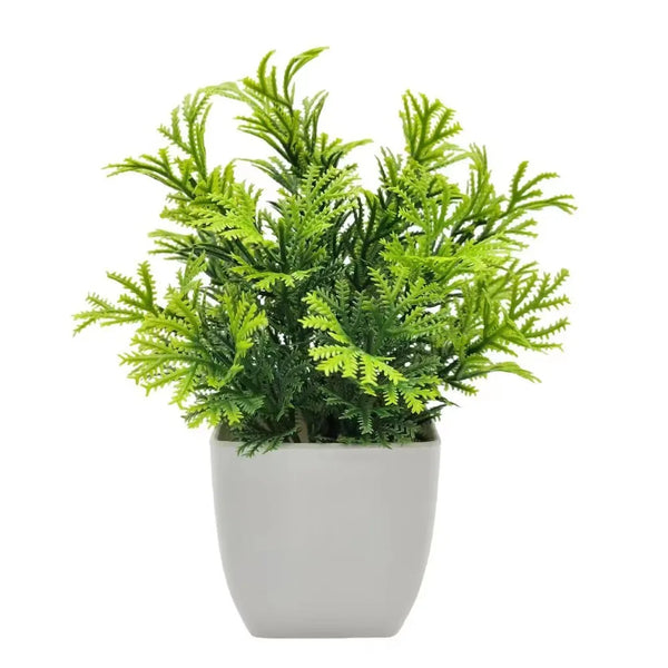 Mini Artificial Potted Flowers Bonsai - Fake Plant Table Decor & Home Garden Ornament - Hom Haven