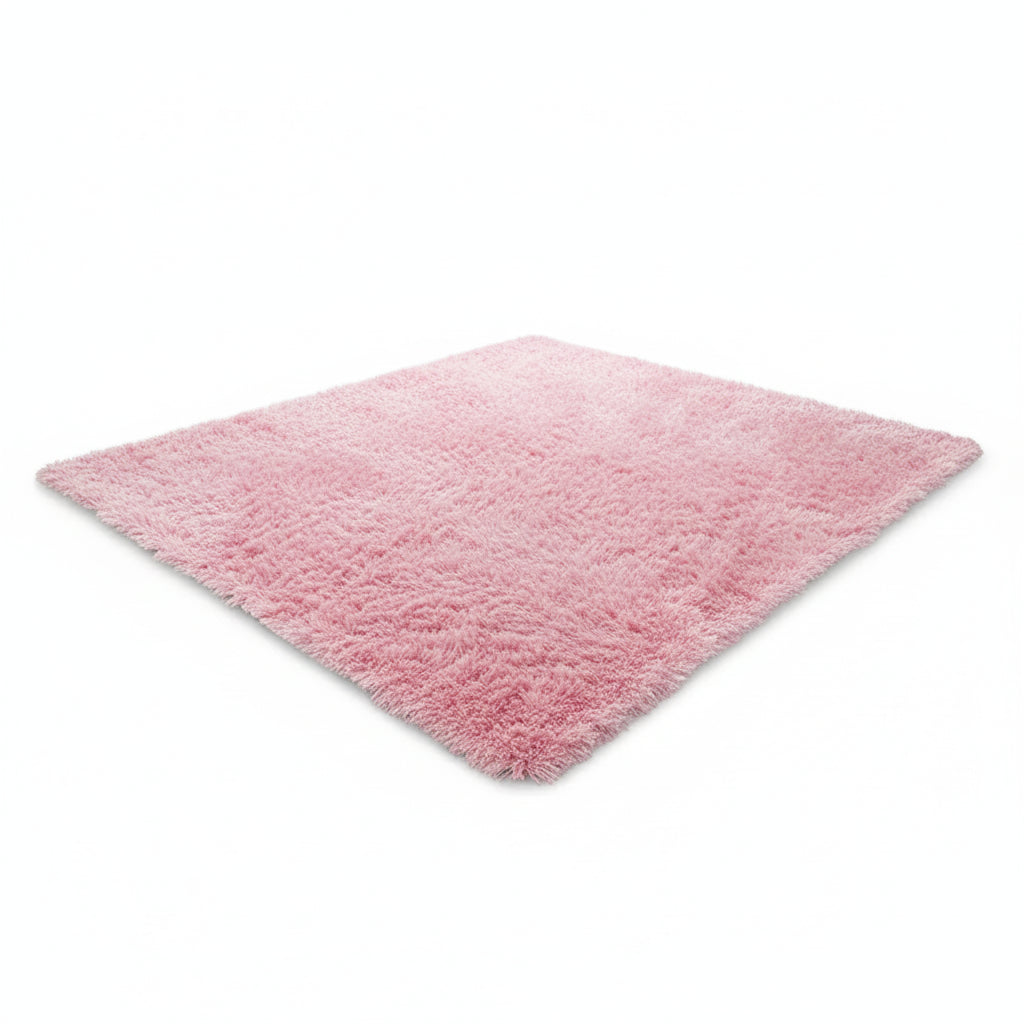VIKAMA Tie-Dyed Fluffy Carpet - Warm Plush Bedside Rug & Play Mat for Living Room & Kids Room
