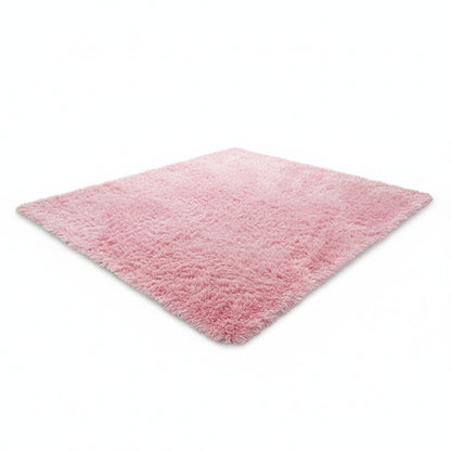 VIKAMA Tie-Dyed Fluffy Carpet - Warm Plush Bedside Rug & Play Mat for Living Room & Kids Room - Hom Haven